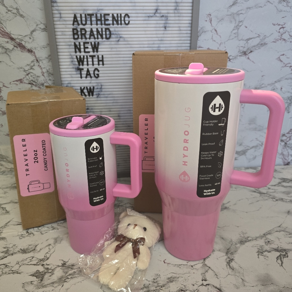 Hydrojug Candy Coated 20 & 40oz tumbler set